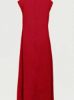 Picture of Women's Casual Commuter Solid Button-Front Maxi Dress
