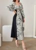 Picture of Modelyn Women's Maxi Dress with Allover Butterfly Print & Lantern Sleeves