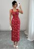 Picture of Women's Elegant Summer Dress – Sleeveless, Waist Belt, Streamlined Silhouette