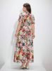 Picture of Women's Plus Size Dress – Deep V-Neck, Large Floral Pattern