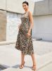 Picture of Women's Evening Dress – Allover Pattern, Belt, sleeveless