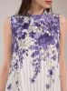 Picture of Women's Midi Dress – Sleeveless, Pleated, Floral Print