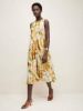 Picture of Women's Halter Dress –  Gradient Batik, Pleated Belted, sleeveless