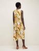 Picture of Women's Halter Dress –  Gradient Batik, Pleated Belted, sleeveless
