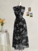 Picture of Women's Elegant Dress – high neck with Bow, Sleeveless