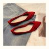 Picture of Women’s Red Flat Shoes – Spring & Autumn | Elegant Pointed Toe, Soft Sole