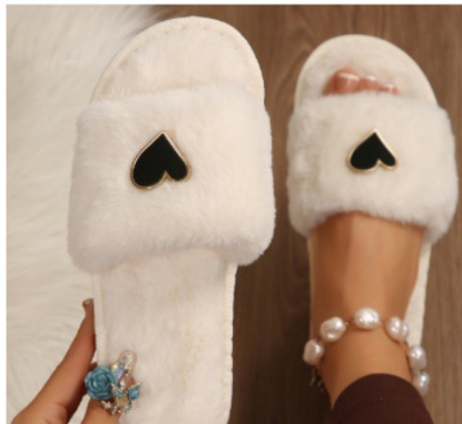 Picture of Indoor Plush Slippers – Flat Bottom | Soft & Comfortable for All Seasons