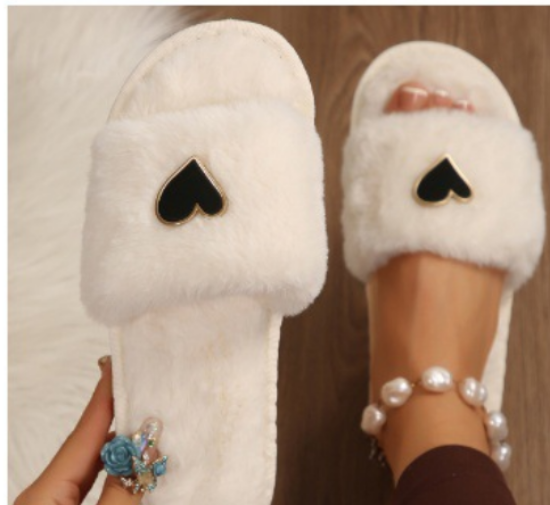 Picture of Indoor Plush Slippers – Flat Bottom | Soft & Comfortable for All Seasons