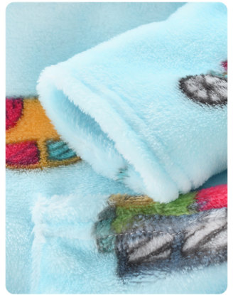 Picture of Children’s Hooded Bathrobe – Winter Coral Fleece | Soft, Warm & Comfortable