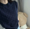 Picture of Women’s Knit T-Shirt – Korean Vintage Style | Round Neck, Short Sleeve Casual