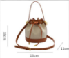 Picture of Women’s Straw Woven Bag – Summer Retro Style | Bucket Design, Lightweight & Chic