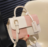 Picture of Women’s Small Square Bag – Retro Style | Splicing, Contrasting Colors, Crossbody Flip Design