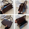 Picture of Women’s Small Square Bag – Retro Style | Splicing, Contrasting Colors, Crossbody Flip Design