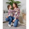Picture of Parent-Child Flannel Jacket – Plaid Design | Winter, Long Sleeve, Casual & Comfortable