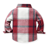 Picture of Boys’ Coat – Autumn Style | Plaid Lapel, Brushed Fabric, Long Sleeve