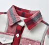 Picture of Boys’ Coat – Autumn Style | Plaid Lapel, Brushed Fabric, Long Sleeve