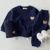 Picture of Kids Cotton Sports Set – Sweatshirt & Pants | Teddy Bear Cartoon, Thick & Comfortable
