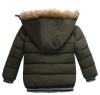 Picture of Kids Winter Jacket – Hooded | Cotton Padded, Smiley Face Design, Warm & Comfortable