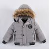 Picture of Kids Winter Jacket – Hooded | Cotton Padded, Smiley Face Design, Warm & Comfortable