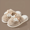 Picture of Girls Winter Slippers – Bow Style | Cotton, Thick Sole, Warm & Comfortable