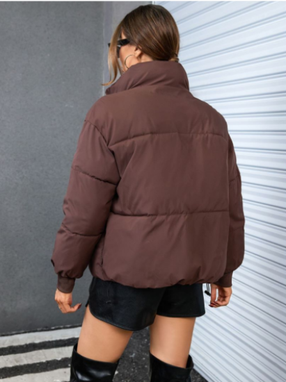 Picture of Women’s Cotton Jacket – Winter Style | Loose Fit, Thick & Warm