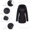 Picture of Women’s Cotton Jacket – Waterproof | Detachable Hood, Long Sleeve, Warm & Practical