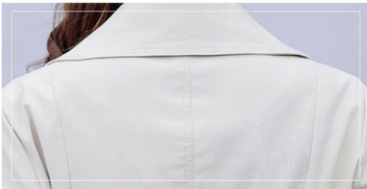 Picture of Women’s Coat – Spring & Autumn | Korean Style, Medium-Long, Fashionable & Elegant