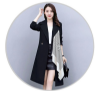 Picture of Women’s Coat – Spring & Autumn | Korean Style, Medium-Long, Fashionable & Elegant