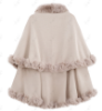 Picture of Women’s Cloak Shawl – Autumn & Winter | Fur Collar, Double-Layer Imitation Cashmere, Elegant & Warm