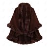 Picture of Women’s Cloak Shawl – Autumn & Winter | Fur Collar, Double-Layer Imitation Cashmere, Elegant & Warm