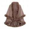 Picture of Women’s Cloak Shawl – Autumn & Winter | Fur Collar, Double-Layer Imitation Cashmere, Elegant & Warm