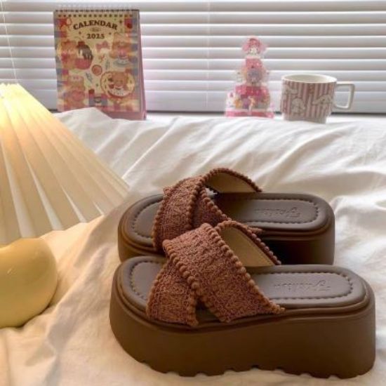 Picture of Women’s Sandals & Slippers – Summer Style | Thick Sole, Height Increasing, Comfortable & Versatile