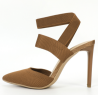 Picture of Women’s High-Heeled Sandals | Slim Heel, Elastic Straps, Pointed Toe, Elegant & Stylish