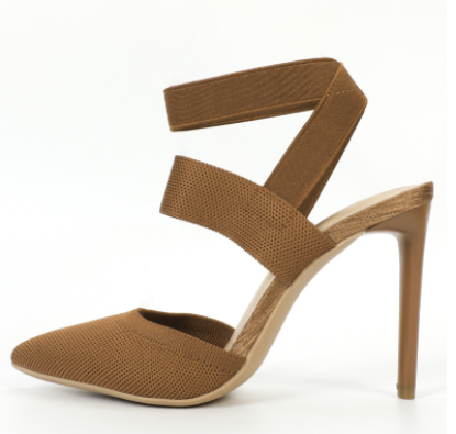 Picture of Women’s High-Heeled Sandals | Slim Heel, Elastic Straps, Pointed Toe, Elegant & Stylish