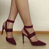 Picture of Women’s High-Heeled Sandals | Slim Heel, Elastic Straps, Pointed Toe, Elegant & Stylish