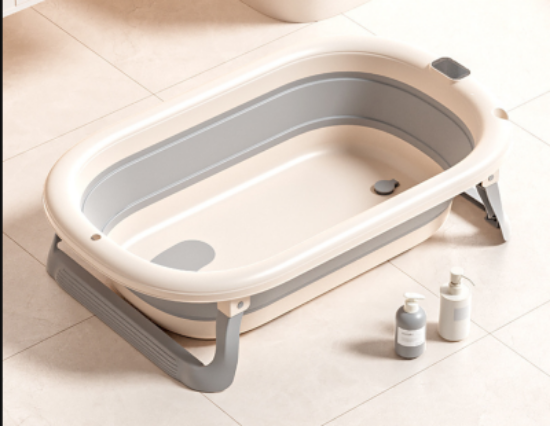 Picture of Baby Folding Bathtub | Smart Temperature Sensor, Large Capacity, Safe & Convenient