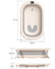 Picture of Baby Folding Bathtub | Smart Temperature Sensor, Large Capacity, Safe & Convenient