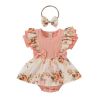 Picture of Baby Girl Dress – Lace Floral Design | Short Sleeve, Bowknot, Cute & Elegant One-Piece