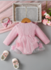 Picture of Baby Girl 2-Piece Set | Lace Dress with Pants & Headscarf, Long Sleeve, Elegant & Cute