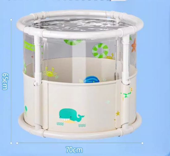 Picture of Baby Swimming & Bathing Bucket | Foldable, With Floating Toys, Safe & Fun