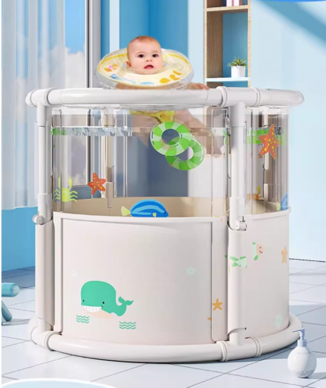Picture of Baby Swimming & Bathing Bucket | Foldable, With Floating Toys, Safe & Fun