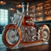 Picture of Motorcycle-Shaped Wine Bottle | High Borosilicate Glass, Creative Craft Ornament