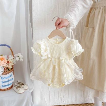 Picture of Baby Summer Clothes – Newborn Girl’s One-Piece Outfit Thin Style