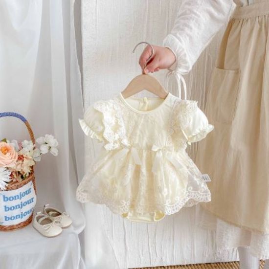Picture of Baby Summer Clothes – Newborn Girl’s One-Piece Outfit Thin Style