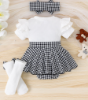 Picture of Girls’ Top and Houndstooth Skirt Set