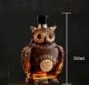 Picture of Cute & Creative Glass Wine Bottle – Owl Whisky Ornament (200ml)