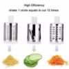 Picture of Kitchen Multi-Function Roller Vegetable Slicer – Hand-Cranked Household Vegetable Shredder, Potato Slicer, and Cheese Slicer