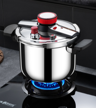 Picture of 304 Stainless Steel Pressure Cooker – Household Explosion-Proof, 6L Large Capacity, Universal for Induction and Gas Stoves
