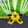 Picture of 360-Degree Automatic Rotating Sprinkler – Nursery Irrigation Three-Prong Sprinkler in Series