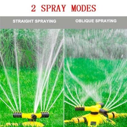 Picture of 360-Degree Automatic Rotating Sprinkler – Nursery Irrigation Three-Prong Sprinkler in Series